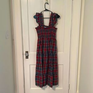 Hill House Ellie Nap Dress Red Plaid Tartan, Medium